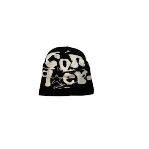 Conquer Black Acrylic Beanie One Size Fits All